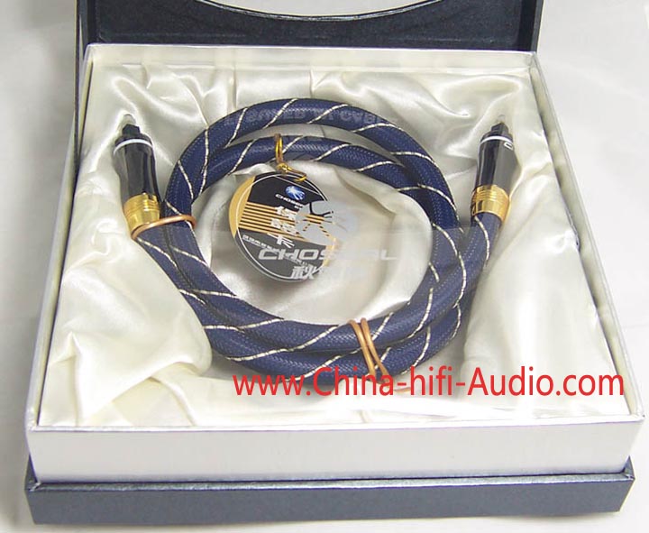 Choseal light ray optical fiber cable for hifi audio 1 meter OD=